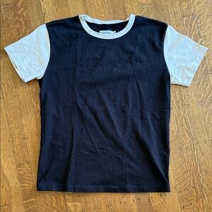 Freenote Cloth Men's Black & White Short Sleeve Ringer Tee
